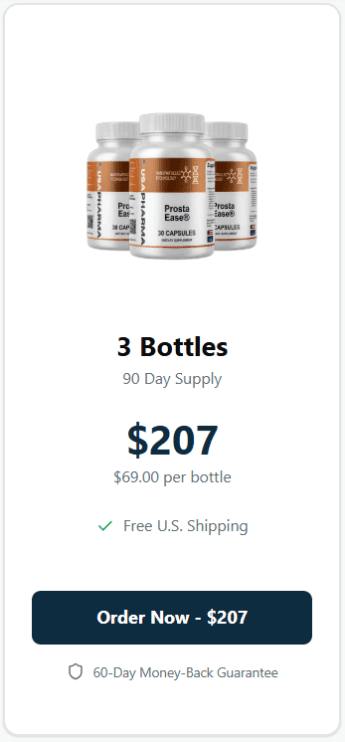 prostaease 3 bottles price