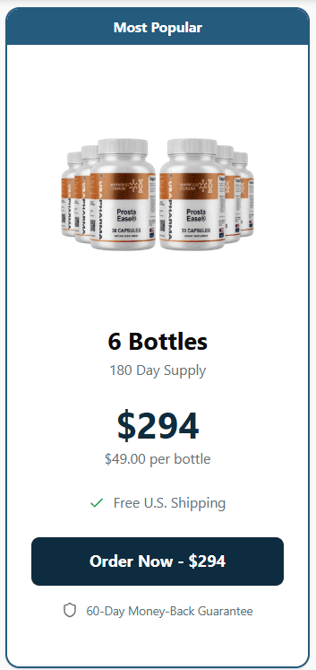 prostaease 6 bottles price